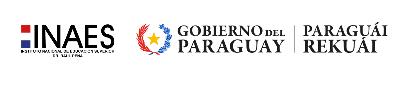 INAES · Instituto Nacional de Educación Superior Dr. Raúl Peña · Gobierno del Paraguay